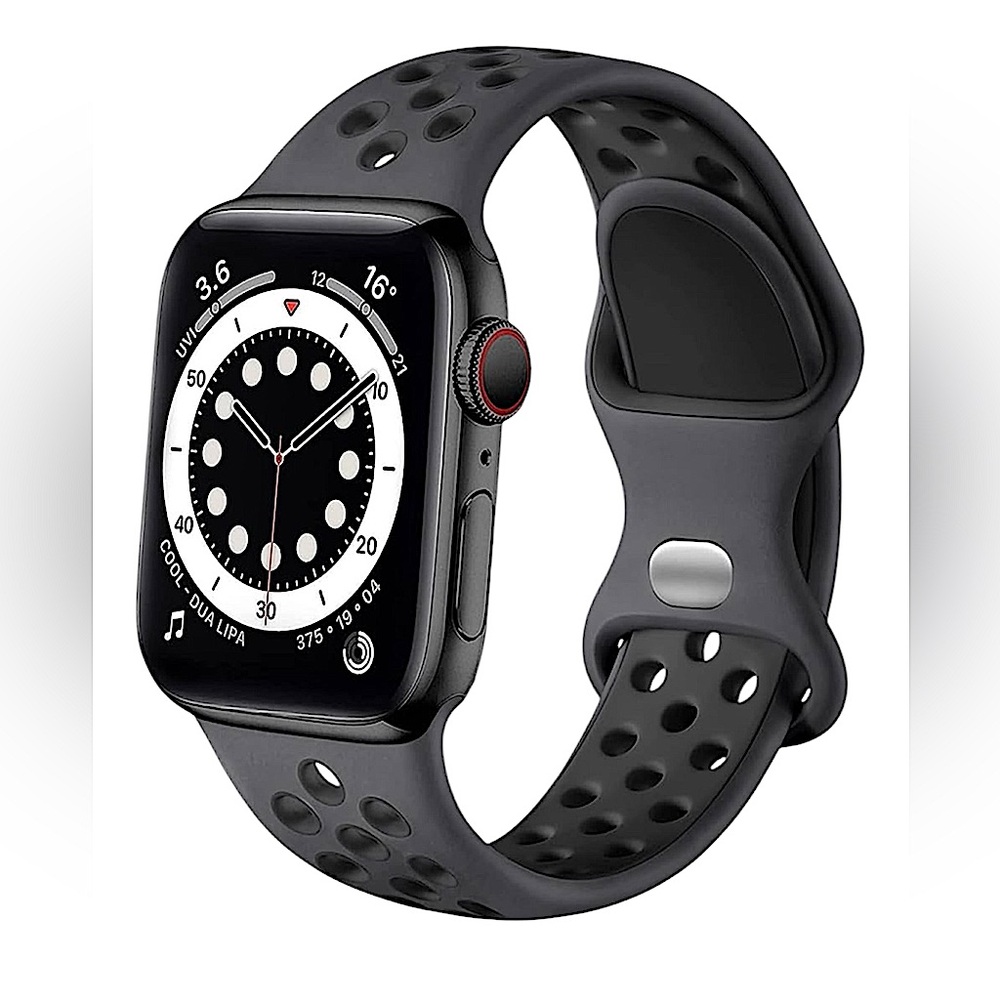 Amazon Silicone Black Watch Band 42/44mm